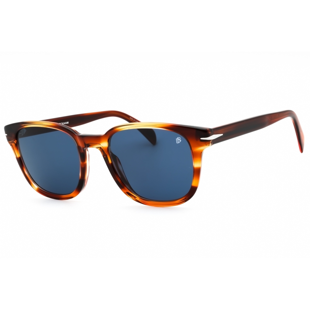 NWT David Beckham DB 1062/S-0EX4 KU 52mm BROWN HORN Sunglasses